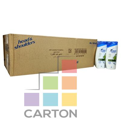 HEAD & SHOULDERS APPLE FRESH ANTI-DANDRUFF SHAMPOO 48*190ML